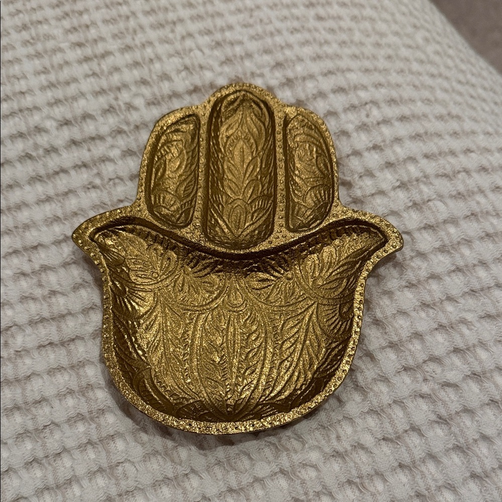 Gold Hamsa Trinket Dish